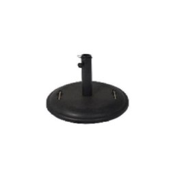 PIE PARASOL 25KG EN HORMIGON COLOR NEGRO