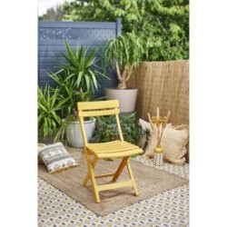 SILLA MIAMI PLEGABLE AMARILLO INDIEN