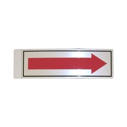 SILUETA ALUMINIO FLECHA ROJA 014