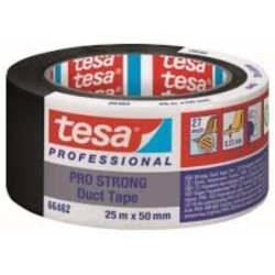 ROLLO CINTA AMERICANA ECO 25X50 NEGRA 66462-0