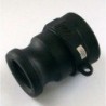 CONECTOR CAMLOCK POLIPROPILENO 1 1/2" T-A