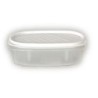 CONTENEDOR ALIMENTOS 0.5 L. BLANCO OVAL 1163001