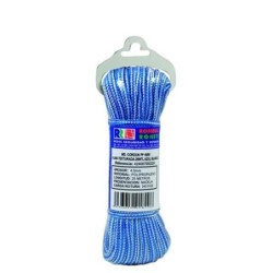 CORDON PP. ALMA TEXTURA 4 MM. VERDE/BLC.25 M.
