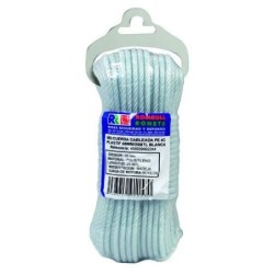 CUERDA CABL-PLASTICO PE. 4 CABOS 5 MM.VERDE 10 M.