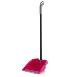 RECOGEDOR PLEGABLE FUCSIA CON PALO 09022
