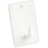 PERCHA MEDIANA ADHESIVA LACADO BLANCO (BL-3UND)