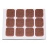 DESLIZADORES FIELTRO ADHESIVO 20X23 MM. BL-12