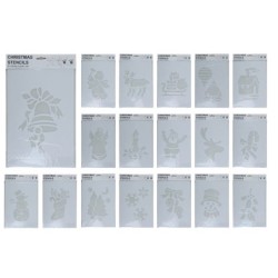 PLANTILLA DECORATIVA MOTIVOS NAVIDEÑOS 35 CMS