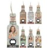 ABRE BOTELLAS CHAPAS DECORADO 20X7X0,9 CM.