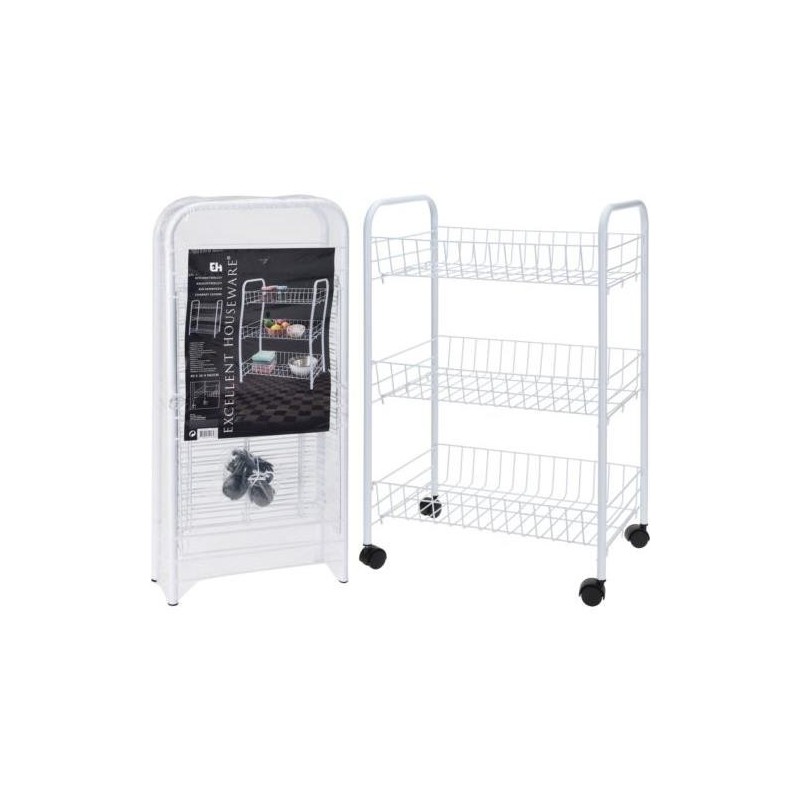 CARRITO COCINA METALICO 3 ESTANTES 101000970