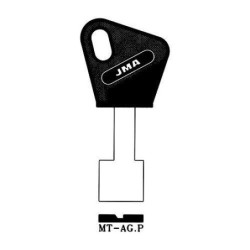LLAVIN LATON SEGURIDAD PLASTICO NEGRO MT-AG.P