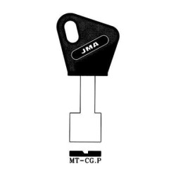 LLAVIN LATON SEGURIDAD PLASTICO NEGRO MT-CG.P