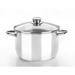 OLLA CON TAPA CRISTAL 30 CM. OPTIMA M453130