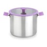 OLLA CON TAPA CRISTAL STEEL LILA 22 A693954