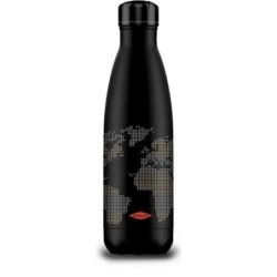 BOTELLA 500 ML NEGRA. MAPAMUNDI 351020100