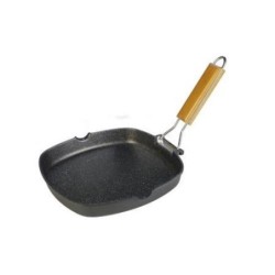 GRILL LISO AL. FUNDIDO 24X24 CM. ECOCHEF 13024