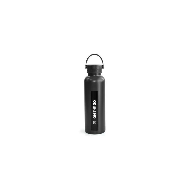 BOTELLA TERMO 750 ML NEGRA  INOX ON THE GO 9812-IN