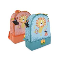 MOCHILA INFANTIL JUNGLE SURTIDO AZUL/ROSA 9935-T