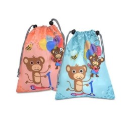 MINI MOCHILA INFANTIL JUNGLA SURTIDO AZUL/ROSA