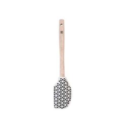 ESPATULA SILICONA C/ MANGO MADERA 30 CMS. BRISA