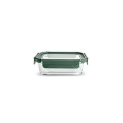 CONTENEDOR VIDRIO RECTANGULAR 640ML C/TAPA 8581-V