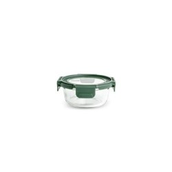 CONTENEDOR VIDRIO REDONDO 400ML C/TAPA 8587-V