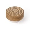 POMO 40MM MADERA C/BLANCO DESGASTADO 456BL