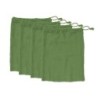 SET 4 BOLSAS REJILLA 30X40 VERDES PARA VERDURAS
