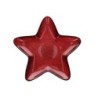 PLATO ESTRELLA 24 CM - COLOR ROJO