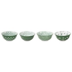 BOL PORCELANA SURTIDO L" VERDE 15CM 691902"