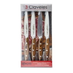 SET 4 CUCHILLOS CHULETEROS WAGYU 11,5 CM - 4,5" E