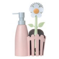 SET FREGADERO FLORGANIC ROSA 11098
