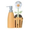 SET FREGADERO FLORGANIC NARANJA 11103