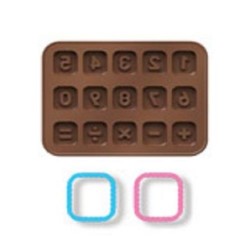 MOLDE NUMERO CORTAPASTAS CHOCOLATE 630966