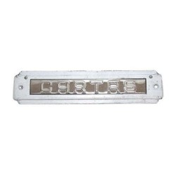 PLACA BUZON 220X50 ACERO INOXIDABLE 2104