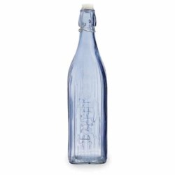 BOTELLA GASEOSA CUADRAD 1L AZUL VIBA QD