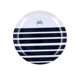 PLATO  LLANO 25 CM MELAMINA ATLANTIC