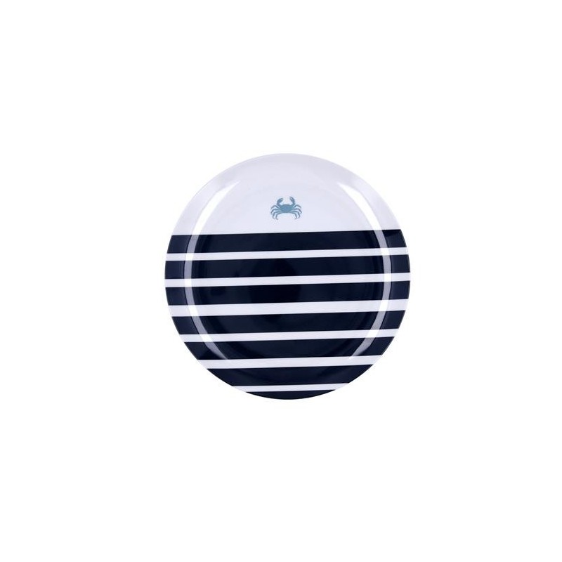 PLATO  LLANO 25 CM MELAMINA ATLANTIC
