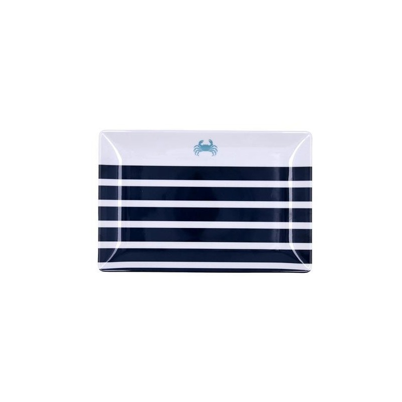 BANDEJA RECTANGULAR MELAMINA 30X20X2CM ATLANTIC