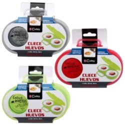 SET 2 CUECE HUEVOS DOBLE MICRO SURTIDO KC2152