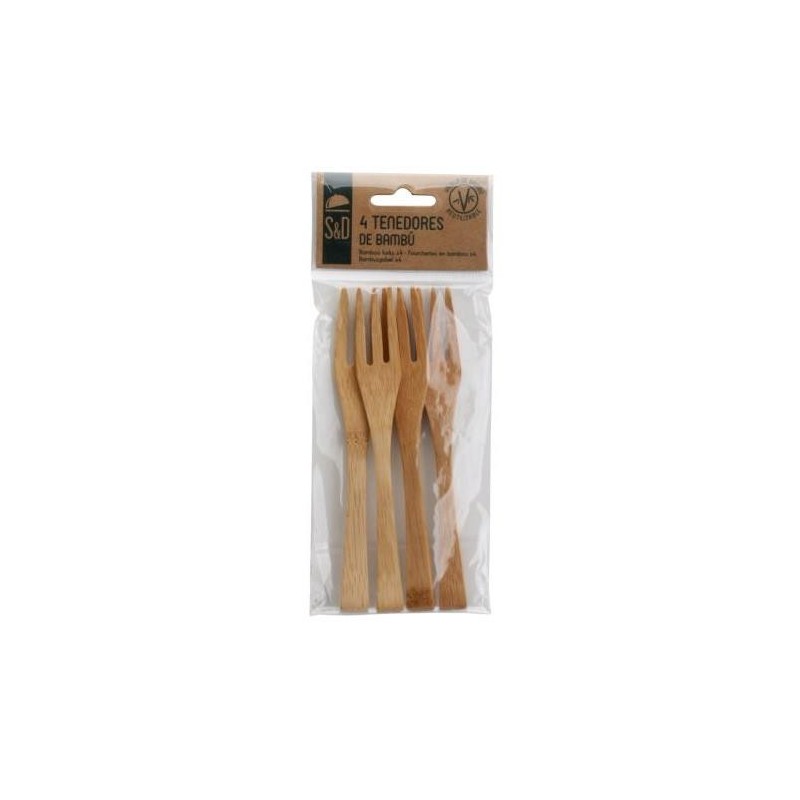 SET 4 TENEDORES BAMBU KA3897