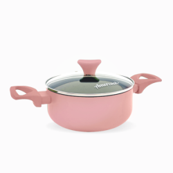 CACEROLA COLORS 20CM ROSA PASTEL COP0520