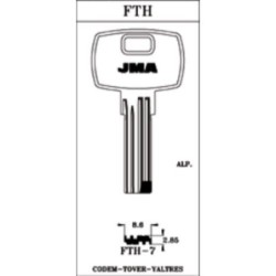 LLAVIN ALPACA SEGURIDAD PARA BATON FTH-7