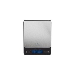BALANZA DE ACERO INOX. NEGRA - CAPACIDAD 3KG