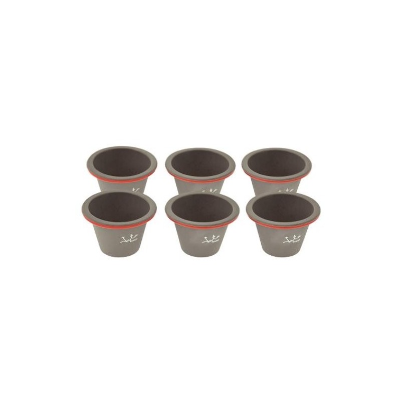 MOLDE SILICONA PLATINO 6 FLANES Ø 7,5X5,5CM MC67