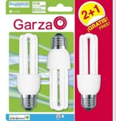 PACK 2 BOMBILLAS 15 W. 4000K E27 400157