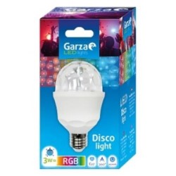 BOMBILLA DISCO LIGHT COLORES CON GIRO E27