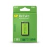 PILA RECARGABLE PRECARGADA RECYKO 6LR61 9V