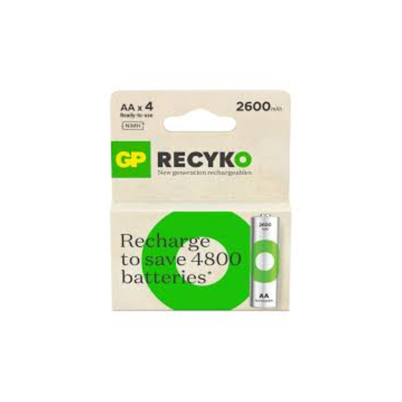 PILA RECARGABLE RECYKO LR6-AA 2700MAH (4UNID)