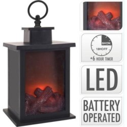FAROL CHIMENEA NEGRO 25CM ADA100060